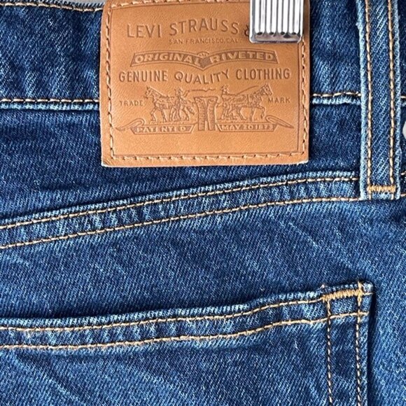 Levi’s premium WEDGIE ICON FIT ANKLE WOMEN'S JEANS size 27 dark Wash but… - Picture 10 of 15